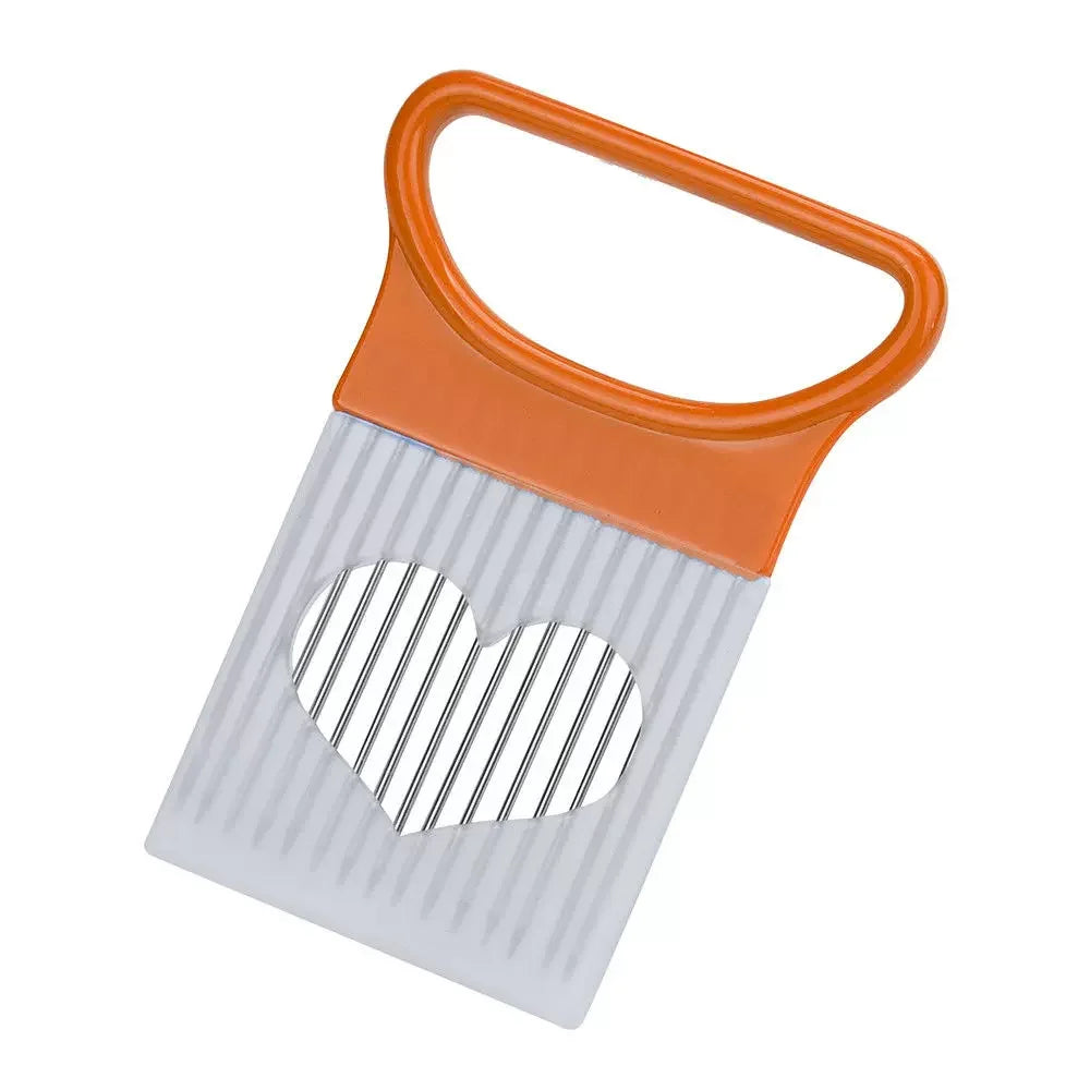 Coupe-oignon en acier inoxydable