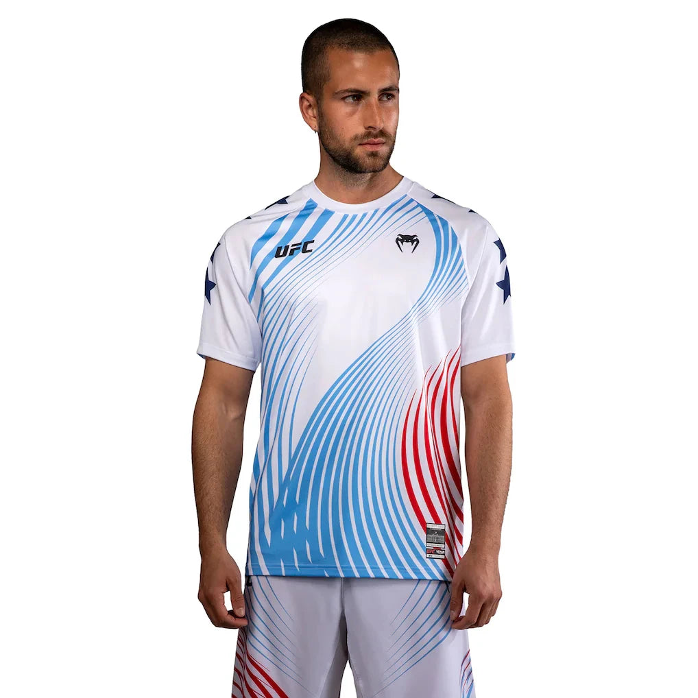 26New men's outdoor extreme sports boxing suit, fighting competition T-shirt, quick drying breathable short sleeved training top