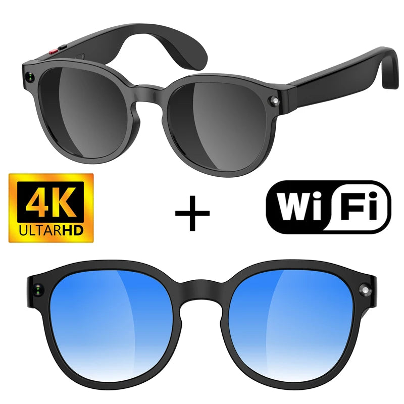 AI Smart Glasses 8MP Camera, 4K Video & Translation