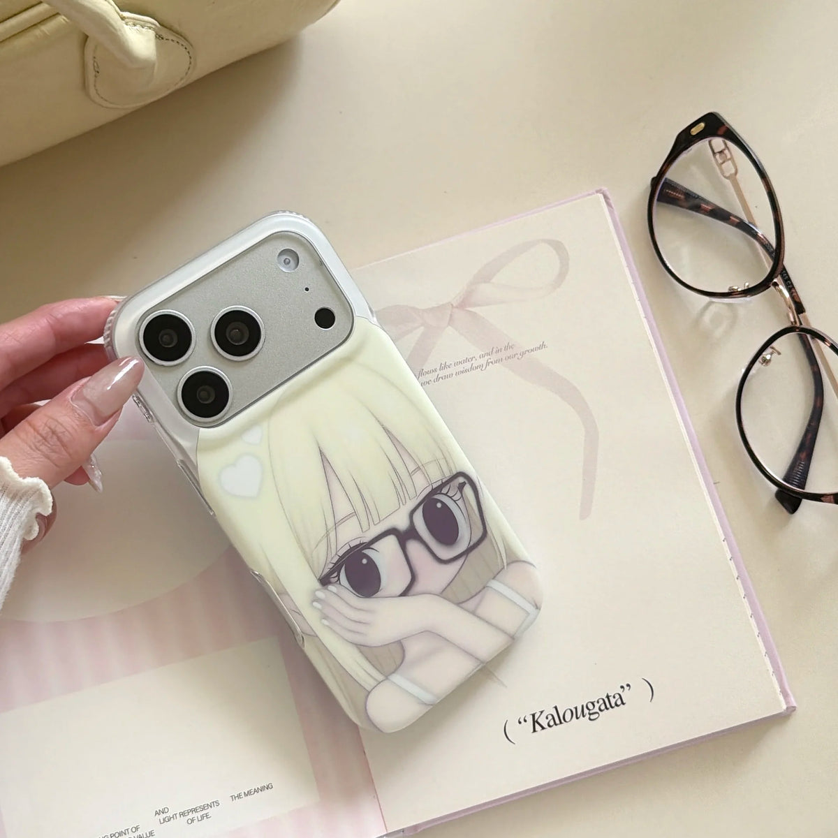 Y2K Anime Girl Shockproof iPhone Case