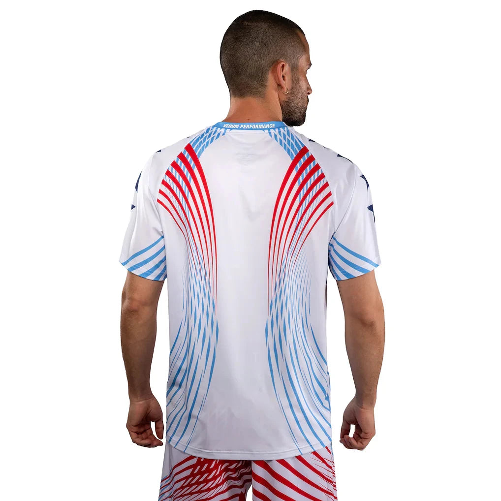 26New men's outdoor extreme sports boxing suit, fighting competition T-shirt, quick drying breathable short sleeved training top