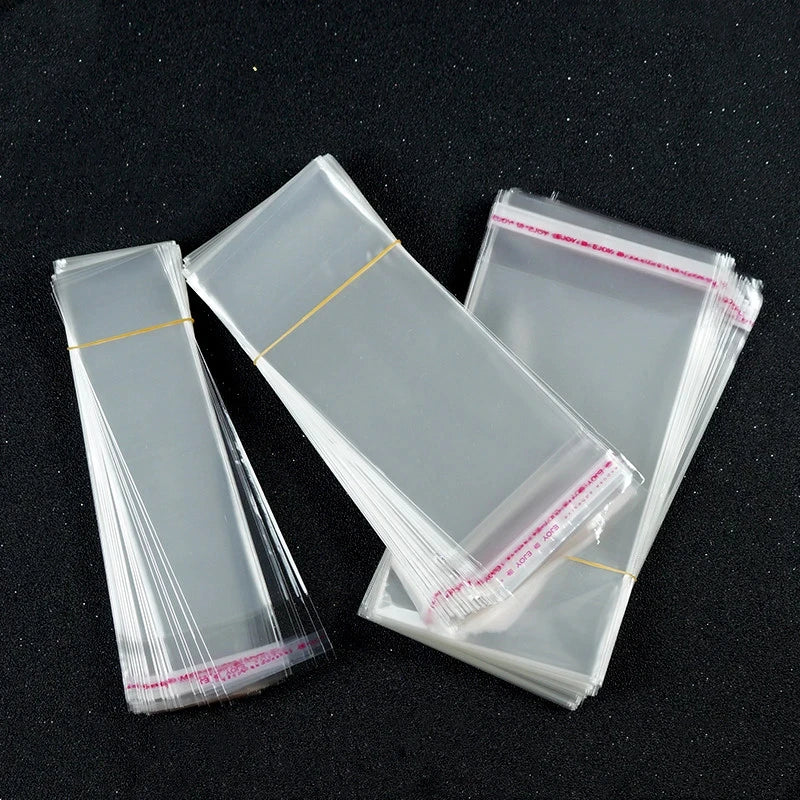 100PCS Transparent Self-Sealing Bags