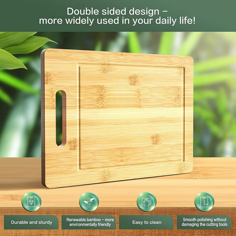 Wooden Cutting Board – Thick Kitchen Chopping Board