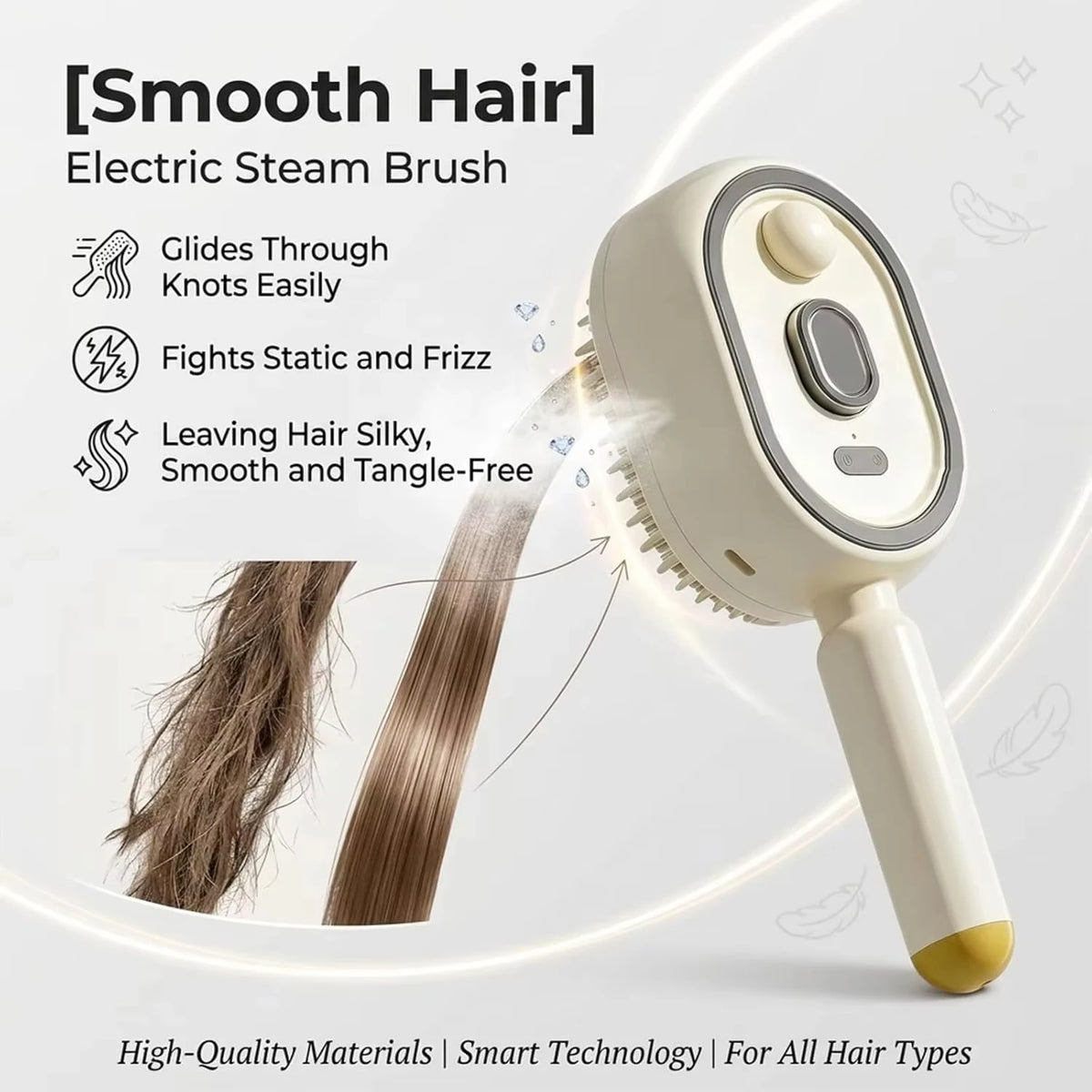 3 in 1 Electric Spray Air Cushions Massage Comb Self Cleaning Steam Essential Oil Brush Rechargeable Spray Scalp Massager Combs