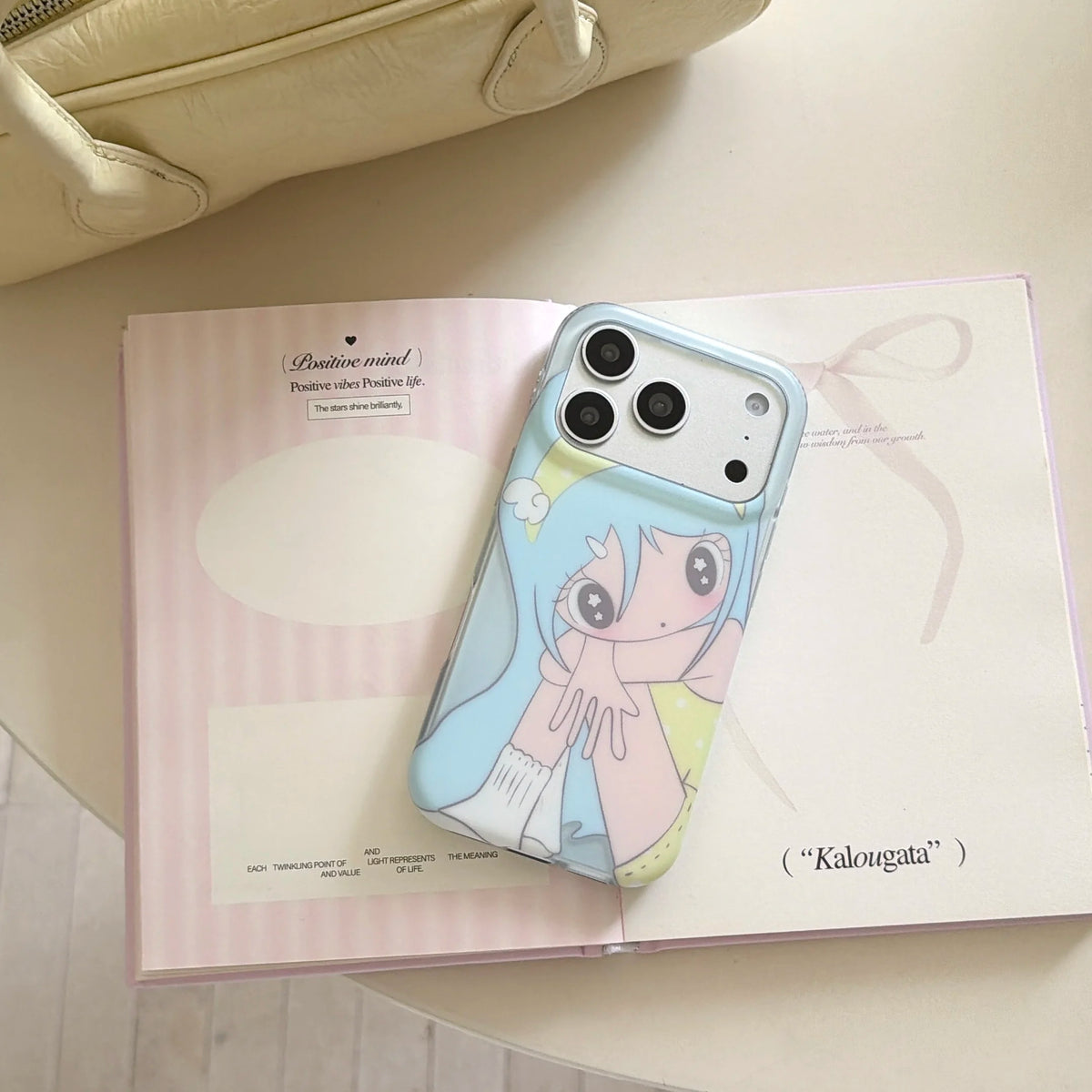 Y2K Anime Girl Shockproof iPhone Case