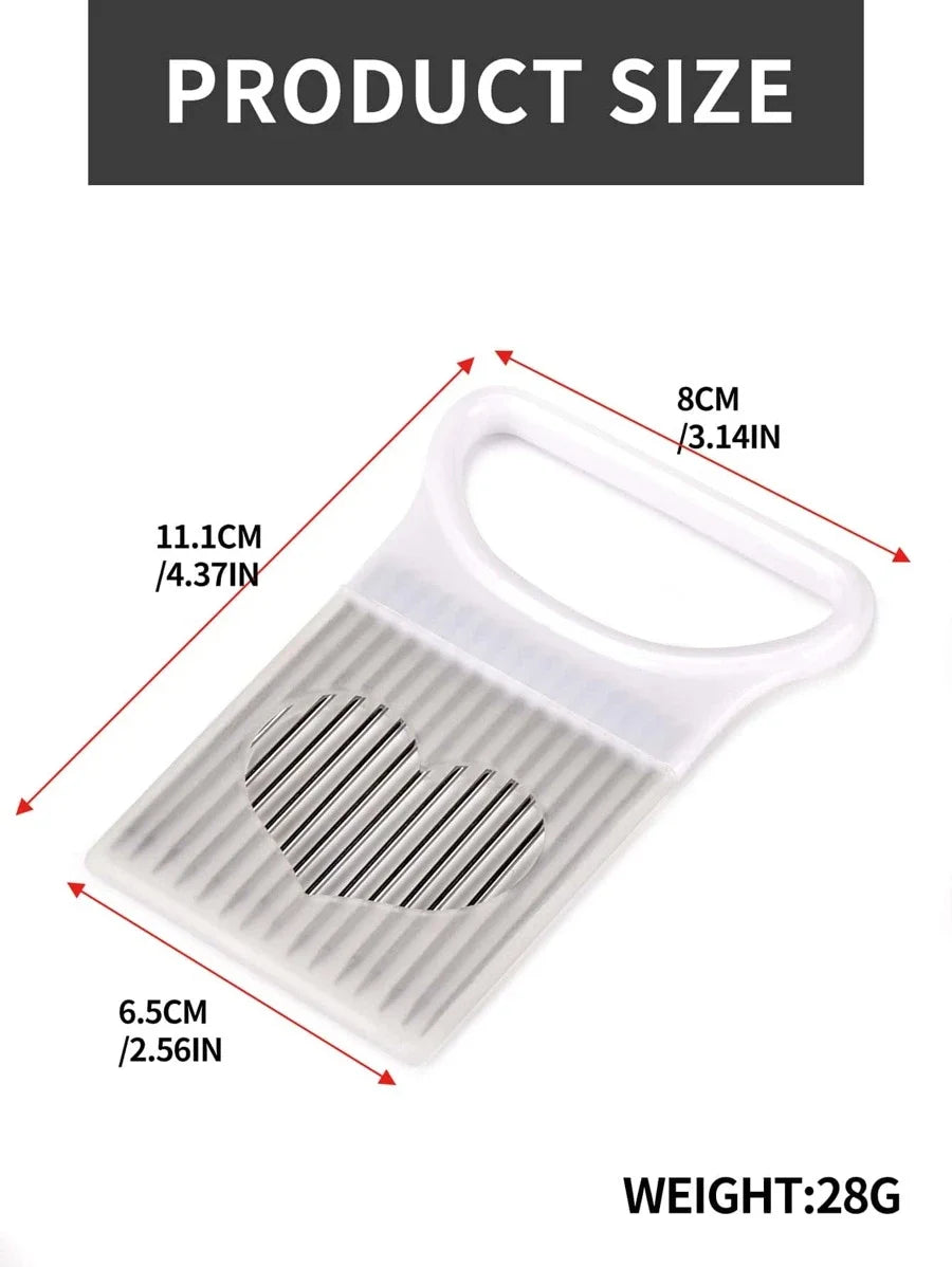 Coupe-oignon en acier inoxydable