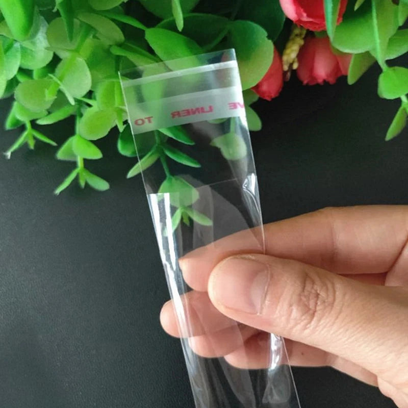 100PCS Transparent Self-Sealing Bags
